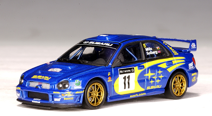 AUTOart: 2002 Subaru New Age Impreza WRC P.Solberg / P.Mills #11 (28002) in  1:64 scale