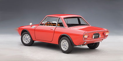 AUTOart: Lancia Fulvia 1.6HF Fanal One - Red (74701) in 1:18 scale