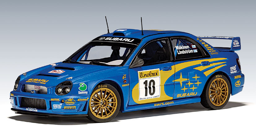 AUTOart: 2002 Subaru Impreza WRC - T.Makinen / K.Lindstrom #10