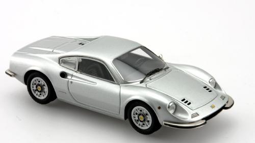 BBR Models: 1969 Ferrari Dino 246 GT - Silver (BBRC15D) in 1:43