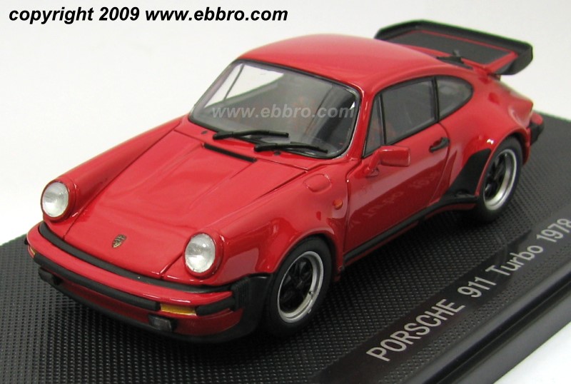 Ebbro: 1978 Porsche 911 (930) Turbo - Red (44142) in 1:43 scale