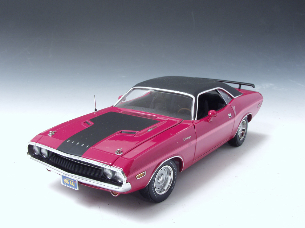 Pink 1970 Dodge Challenger RT Digital Art by Thespeedart - Pixels