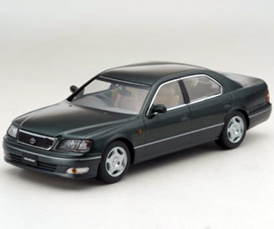 Kyosho: Toyota Celsior (20) - Dark Green (03716GR) in 1:43 scale