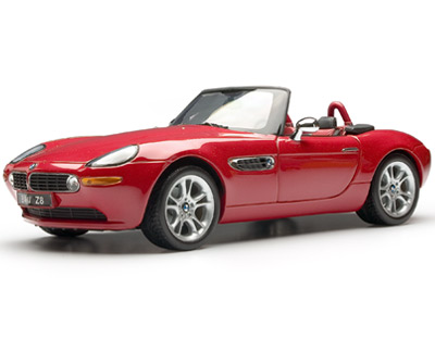 Kyosho: BMW Z8 (E52 - Red (08511R) in 1:18 scale - mDiecast