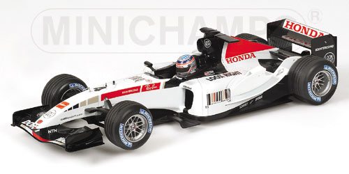 Minichamps: Bar Honda - T. Sato Showcar 2005 (100 050074) in 1:18 scale