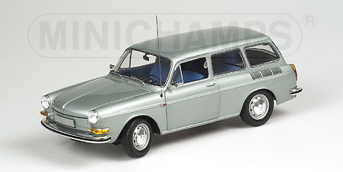 Minichamps: 1970 Volkswagen 1600 L Break - Blue Metallic (100