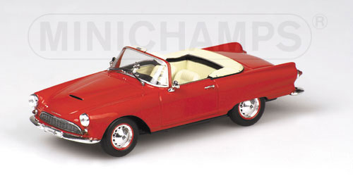 Minichamps: 1961 Auto Union 1000 SP Cabriolet - Red (400 011030