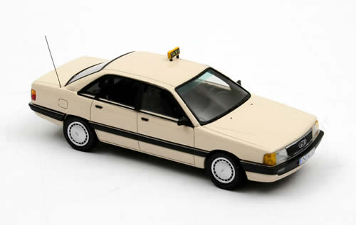 NEO Scale Models: 1990 Audi 100 Typ44 - Taxi Germany (43032) in 1