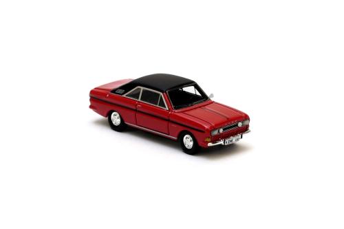 NEO Scale Models: 1968 Ford Taunus P6 15M RS Coupe - Red / Black