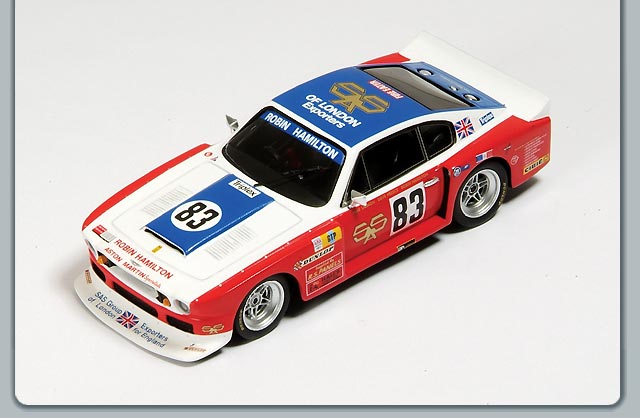 Spark: 1977 Aston Martin AMV8 Le Mans #83 (S0571) in 1:43 scale