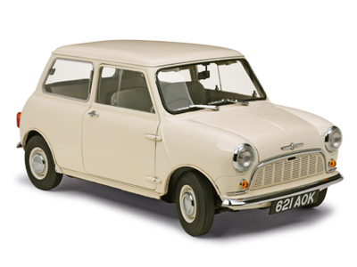 Sun Star: 1959 Morris Mini Minor Saloon - Old English White (5301