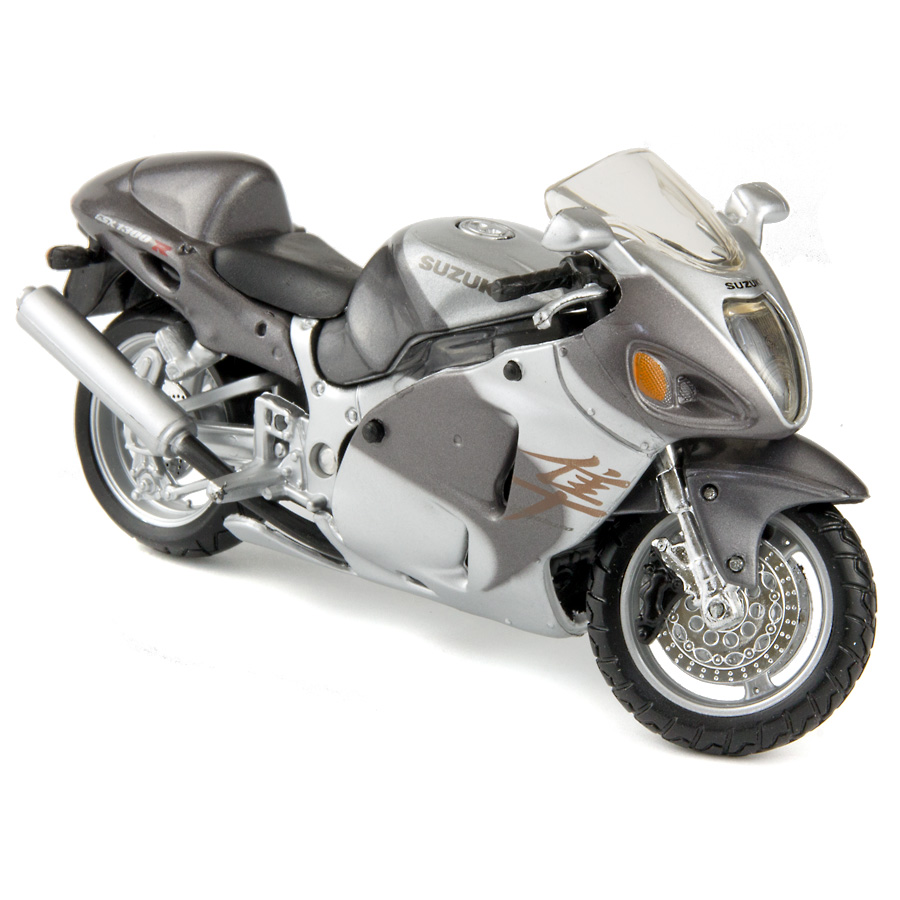 Maisto: Suzuki Hayabusa GSX1300R - Gray in 1:12 scale - mDiecast