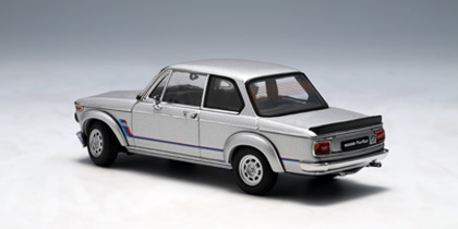 AUTOart: 1973 BMW 2002 Turbo - Silver (50501) in 1:43 scale - mDiecast