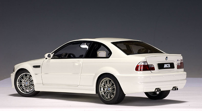 AUTOart 1/18 BMW M3 Coupe E46 Alpine white 2001年 オートアート 3er