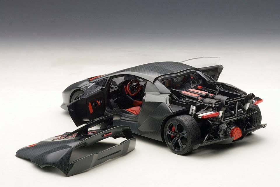 AUTOart: Lamborghini Sesto Elemento - Carbon Grey (74671) in 1:18