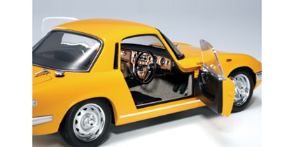 AUTOart: Lotus Elan Coupe S/E (S3) - Yellow (75352) in 1:18 scale