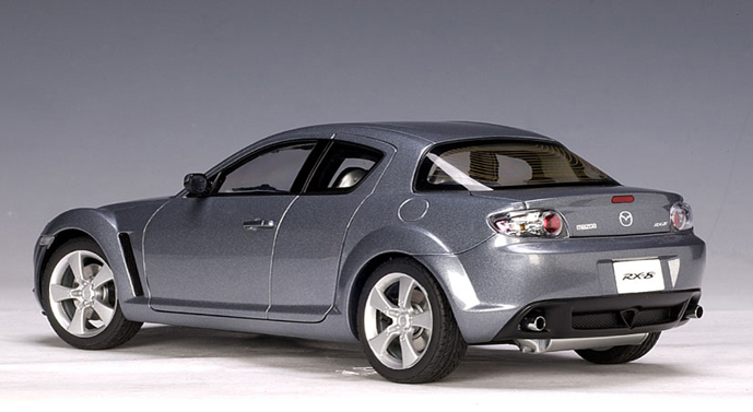 AUTOart: 2003 Mazda RX-8 (RHD) - Titanium Grey (75928) in 1:18