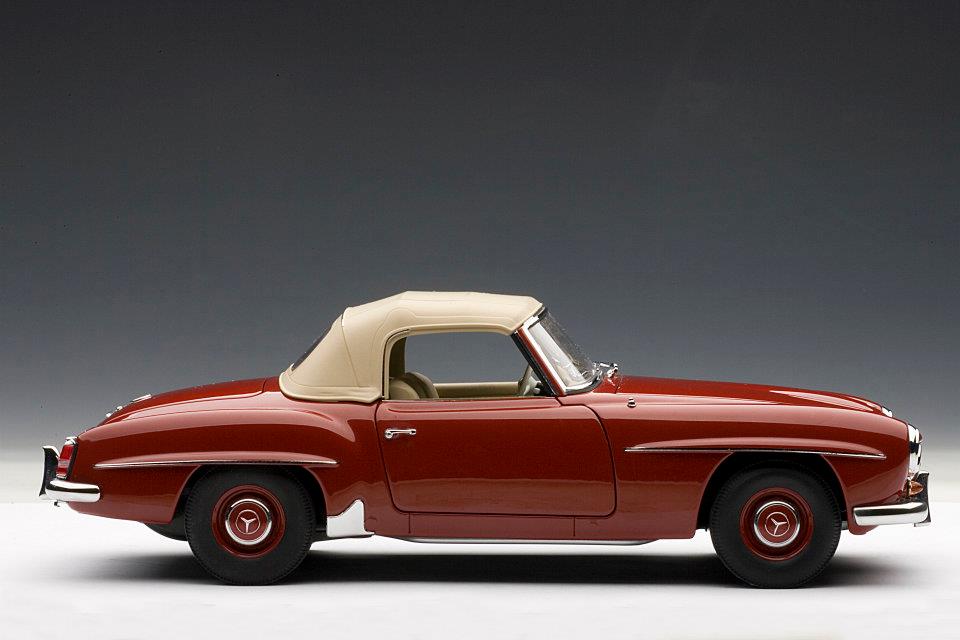 AUTOart: Mercedes-Benz 190SL - Red (76116) in 1:18 scale