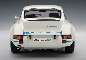 AUTOart: 1973 Porsche 911 Carrera RS 2.7 - White w/ Blue Stripes