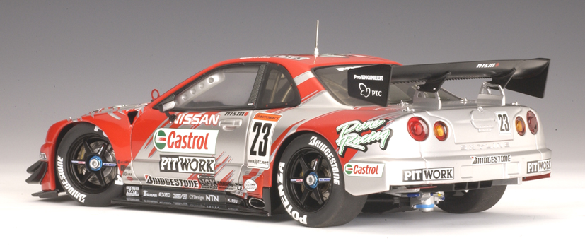 AUTOart: Nissan Skyline R34 GTR JGTC 2002 'Castrol Pitwork' #23 (80278) in  1:18 scale