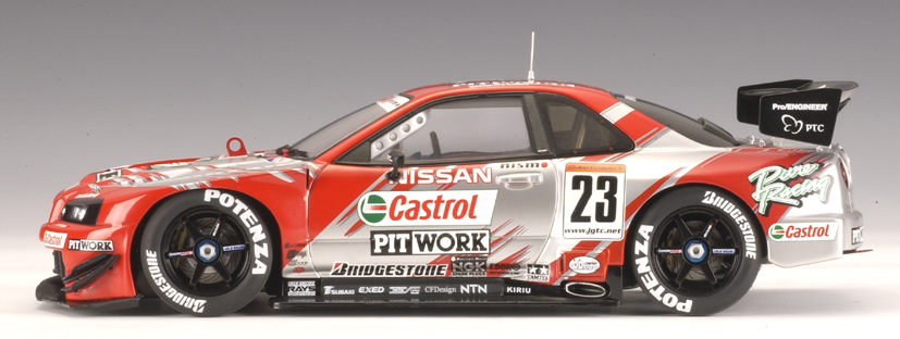 AUTOart: Nissan Skyline R34 GTR JGTC 2002 'Castrol Pitwork' #23 (80278) in  1:18 scale