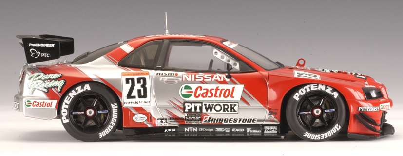 AUTOart: Nissan Skyline R34 GTR JGTC 2002 'Castrol Pitwork' #23 (80278) in  1:18 scale