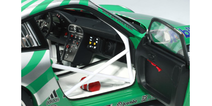 AUTOart: 2006 Porsche 911 (997) GT3 Cup Car SC VIP - Green Livery (80682)  in 1:18 scale