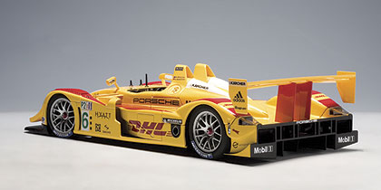 AUTOart: 2007 Porsche RS Spyder ALMS 'DHL' #6 (80774) in 1:18 scale