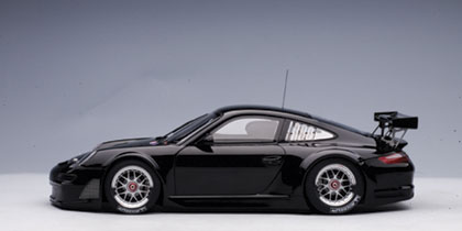 AUTOart: Porsche 911 (997) GT3 RSR Plain Body Version - Black (80787) in  1:18 scale