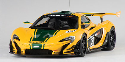McLaren P1 GTR - Yellow / Green Stripes #51