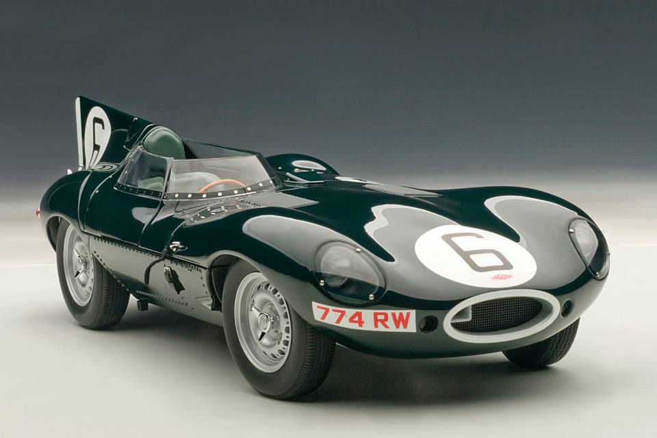 AUTOart: 1956 Jaguar D-Type Le Mans 24 HRS Race Winner #6 (85586) in 1:18  scale