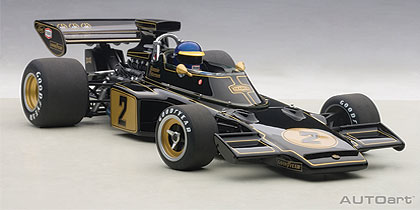Lotus 72E 1973 Ronnie Peterson #2 w/ Driver Figurine