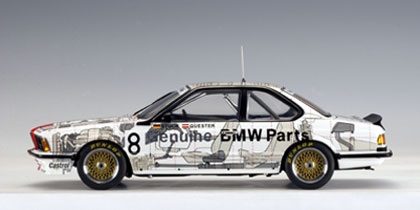 AUTOart: 1984 BMW 635CSi Group A Racing Original-Telle Quester