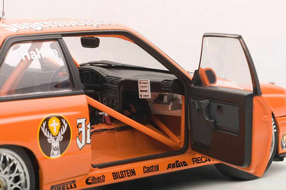 AUTOart: BMW M3 DTM 1992 'Jagermeister' Hahne #19 (89248) in 1:18 scale