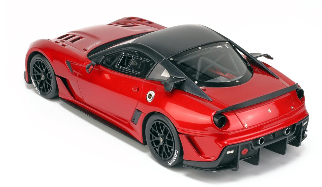 BBR Models: Ferrari 599XX Race Version 2009 - Red F1 2007 (P1815) in 1:18 scale - mDiecast