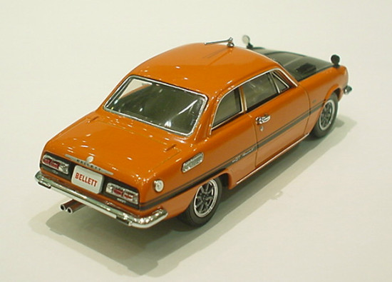 Ebbro: 1963 Isuzu Bellett 1600 GTR - Orange (43307) in 1:43 scale