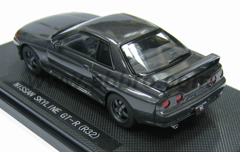 Ebbro: 1989 Nissan Skyline GT-R (R32) - Gungray (43759) in 1:43