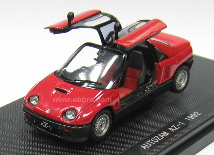 Ebbro: 1992 Mazda Autozam AZ-1 - Red (43779) in 1:43 scale - mDiecast