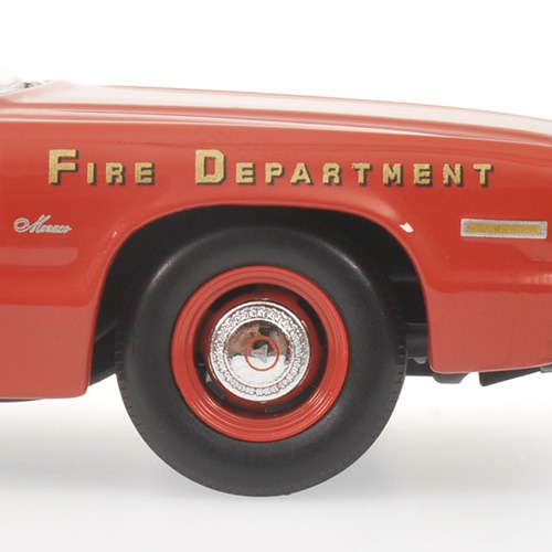 Minichamps: 1974 Dodge Monaco 'Fire Chief' - Red (400 144790) in 1:43 scale