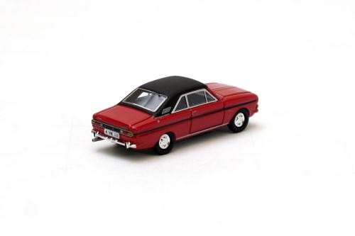 NEO Scale Models: 1968 Ford Taunus P6 15M RS Coupe - Red / Black