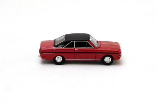 NEO Scale Models: 1968 Ford Taunus P6 15M RS Coupe - Red / Black