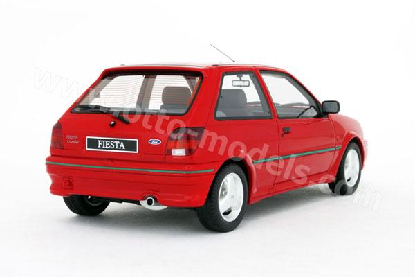 Otto 1990 Ford Fiesta Rs Turbo Mk3 Red 211 In 1 18 Scale Mdiecast